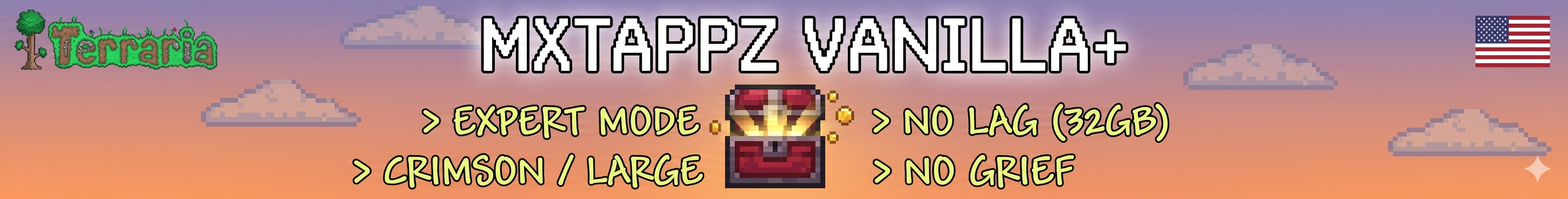 MxtAppz Terraria Server Banner